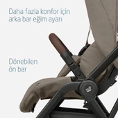 Maxi-Cosi Leona2 Çift Yönlü Uzatılabilir Sırt Desteği Tam Yatabilir Bebek Arabası Twillic Truffle thumbnail 11