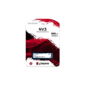 Kingston NV3 500GB 22x80mm PCIe 4.0 x4 M.2 NVMe SSD - 4