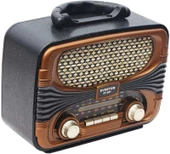 Everton Rt-660  Bluetooth Fm-Usb-Tf-Aux Şarjlı Nostaljik Radyo Solar (Güneş Panelli) - 1
