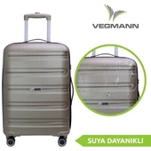 Vegmann Polipropilen (PP) Atlas Gold Büyük Boy Valiz thumbnail 3