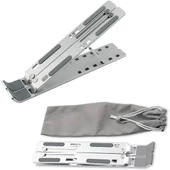 Ayt Frisby FNC-5150ST Taşınabilir Katlanır Alüminyum Tablet Notebook Laptop Stand 10-15.6 İnç İçin Uyumlu Tutucu - 2
