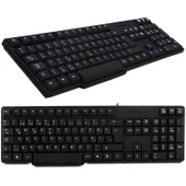 Everest KB-517U USB Q Klavye Kablolu Pc Bilgisayar Klavyesi Usb Uçlu - 1