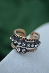 STONEAGE Elmas Montör Model Bronz Zirkon Taşlı Ayarlanabilir Üçlü thumbnail 6