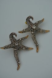 STONEAGE Deniz Yıldızı Zirkon Taşlı Bayan Küpe thumbnail 1