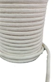 Bağcık İpi Pamuk 0,5 cm Krem 5 Metre - 3