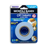Vodaseal VHB İç Mekan Montaj Bandı 200mmX1,5mt Şeffaf - 1