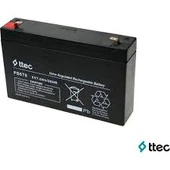 Ttec 6V 7AH Bakımsız Kuru Akü - 1