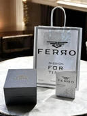 Ferro 30 Mt Suya Dayanıklı Çelik Kordon Kararma Renk Atma Yapmaz Erkek Kol Saati VS.BLKT.0045 thumbnail 7