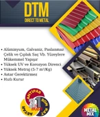 Pamukkale Akrilik Dtm Üçü Bir Arada Son Kat Boya 3.75 Kg Ral 7040 Gri - 2