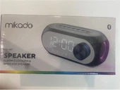 Mikado MD-W7 1200mAh 5W Siyah Bluetooth-Aux-Derece-Usb-FM Double Alarmlı Saat Speaker Speaker - 1