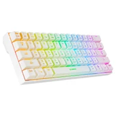 Rampage KB-RX63 B-ATOM Beyaz Bluetooth RGB Backlight RED SWITCH Mekanik Q 63 Tuşlu Oyuncu Klavyesi - 1