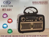 Everton Rt-551  Bluetooth Fm-Usb-Tf-Aux Şarjlı Nostaljik Radyo - 1