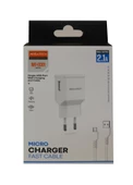 Megatech- EC01 2.1A  Ev Şarj+ Micro Kablo Hızlı Şarj - 1