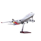 HEDİYELİK-MAKET UÇAKLAR-ASIANA-ÖLÇEK : 1:160 47 CM-JB747-400ASIANA - 1