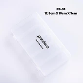 Pandora PB 10 Suni Yem Kutusu (Şeffaf Beyaz) - 3