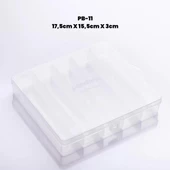 Pandora PB 11 Suni Yem Kutusu (Şeffaf Beyaz) - 2