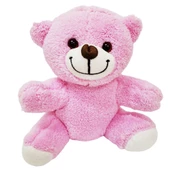 Sevimli Peluş Pembe Ayıcık - 1