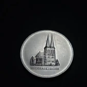 Escoines Koleksiyon 69f6a1e5ec3 Doğu Almanya, Berlin, Nicolai Kilisesi Hatıra Madalyon 15.2Gram 32mm thumbnail 3