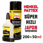 PATTEX Çift Komponentli Herşeyi Yapıştıran Profesyonel Hızlı Yapıştırıcı (200ml + 50gr) - 1