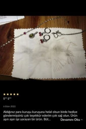 Bakım Kiti Serisi 5 Adet Mücevher Altın Gümüş Takı Silme Temizleme Parlatma Mendili Bezi thumbnail 7