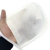 48 Adet İpli Banyo Hamam Kesesi Kaliteli %100 Doğal Floş İplik Sert 18x26 cm - 2