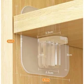 Yapışkanlı Raf Tutucu Seti - 2