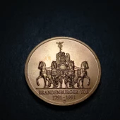 Escoines Koleksiyon 76a9339a9ac6 Almanya, Brandenburg Kapısı 1991 200.Yıl Hatıra Madalya Nadir çıkar thumbnail 4