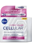 NIVEA Cellular Expert Filler Yoğun Yaşlanma Karşıtı Gündüz Bakım Yüz Kremi 50ml, Spf15, Hyaluronik Asit - 1
