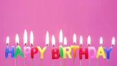 Rengarenk Happy Birthday Yazılabilen Doğum Günü Mumu - 4