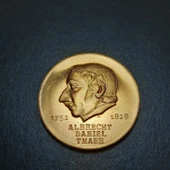 Escoines Koleksiyon Almanya, Ziraat Mühendisi Albrecht Daniel Thaer Hatıra Madalya 36Gram 42mm Nadir thumbnail 2