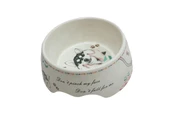 Bobo Kedi Köpek Melamin Mama Kabı BO-3153 700 ML Krem - 2