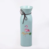 Elegance Mavi Seramik Vazo 25cm - 1