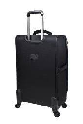 U.S. Polo Assn. Valiz Orta Boy Siyah Kumaş Valiz thumbnail 4