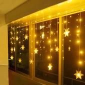 Kar 4m 96 Led 19 Saçak 40-50-60cm Gün Işığı kartanesi boyutu:7cm - 1