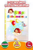 5 + Yaş Okul Öncesi Eğitici Etkinlikli Çizgi Çalışmaları Kitabı İlkizler - 96 Sayfa - 1