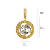Balık Burç Altın Charm 2,93 gr - 3