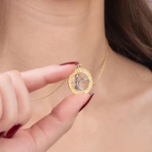 Başak Burç Altın Charm 2,85 gr - 2