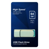 Elba 64GB Plastik Beyaz-Mavi 2.0 USB Flash Bellek - 1