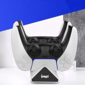 KNY PG-P5012 Playstation 5 Oyun Konsolu İçin Şarj İstasyonu Beyaz - 3