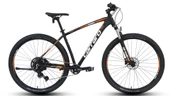 Carraro Daytona 909 HD Fren Cues 9 Vites 29 Jant Dağ Bisikleti Siyah Beyaz Turuncu 52 Kadro - 1