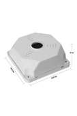 Wx8 Plastik 20 Adet Kamera Montaj Buatı Beyaz - 1