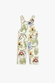 Koton Erkek Bebek Askılı Uzun Tulum Salopet Hayvanlar Baskı Detaylı Şardonlu - 1
