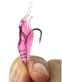 Eagenset Silikon Mini Karides Yapay Yem Pembe 4 cm 5 Adet - 6