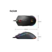 Gametech Poseidon 10.000Dpi-3325 Sensör Oyuncu Mouse - 7