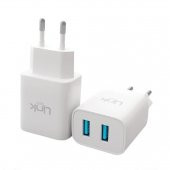 LinkTech C203 Çift USB Çıkışlı Micro USB Kablolu 10W 2.1A Şarj Aleti Beyaz - 2