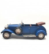 Nostaljik Üstü Açık Metal Araba thumbnail 4