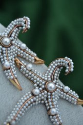 STONEAGE İncili Deniz Yıldızı Küpe Madeni Bronz thumbnail 8