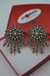 STONEAGE İncili Küpe Özel Tasarım thumbnail 10