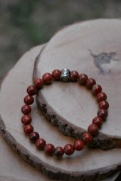 STONEAGE Jasper Doğal Taş Bay Bayan Unisex Bileklik - 1