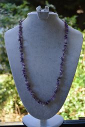 STONEAGE JEWELLERY Ametist Doğal Taş Bayan Kolye - 3
